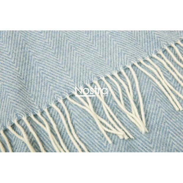 Vilnonis pledas MERINO-300 80-3236-LIGHT BLUE 140x200 cm