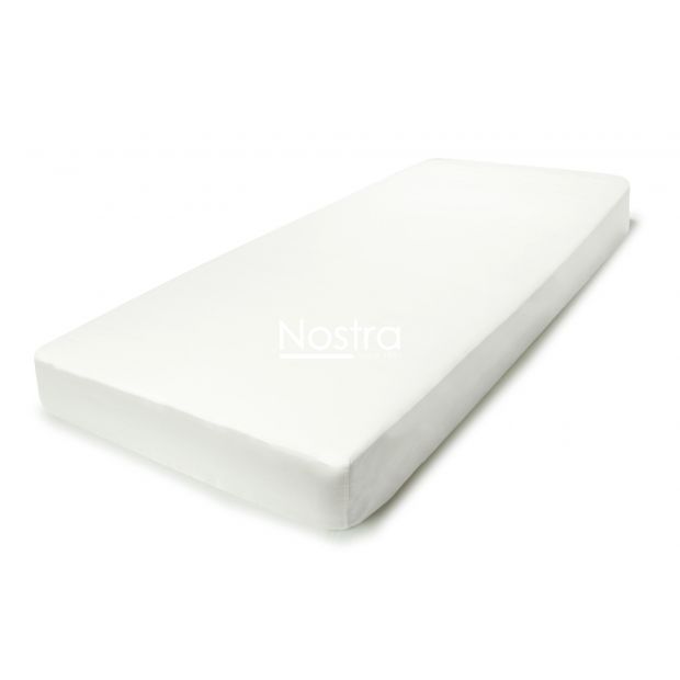 Satino paklodės su guma 00-0000-OPT.WHITE 200x220 cm