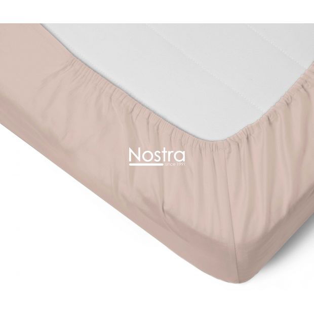 Fitted sateen sheets 00-0349-SHELL 90x200 cm