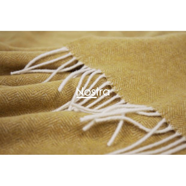 Vilnonis pledas MERINO-300 80-2060-DARK MUSTARD