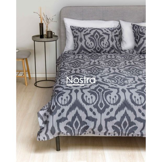 PREMIUM maco sateen bedding set CHARLEE 40-1275-IRON GREY 140x200, 70x70 cm