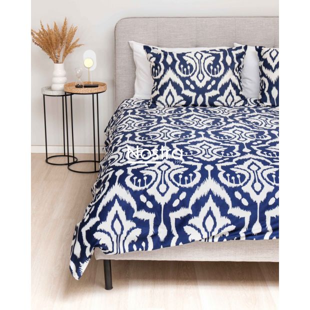 PREMIUM maco sateen bedding set CHARLEE 40-1275-BLUE 140x200, 70x70 cm