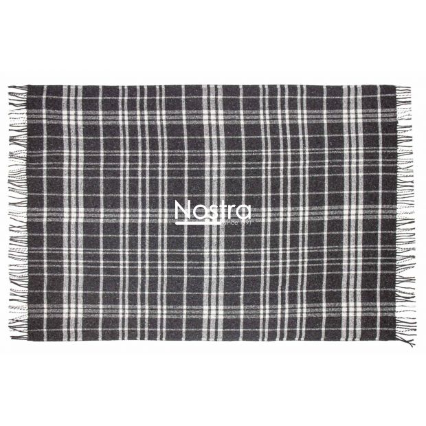 Plaid GANA 80-4124-DARK GREY 140x200 cm