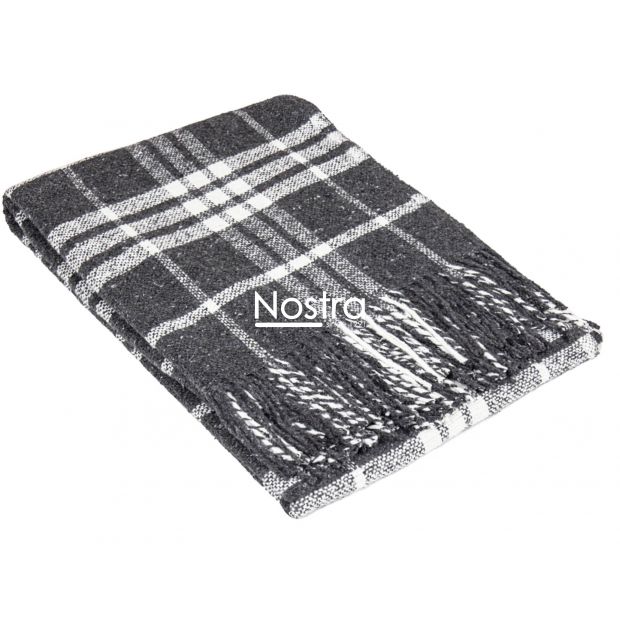 Plaid GANA 80-4124-DARK GREY 140x200 cm