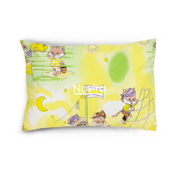 Children bedding set PIRATES 10-0040-LILAC/YELLOW 100x145, 40x60, 107x150 cm