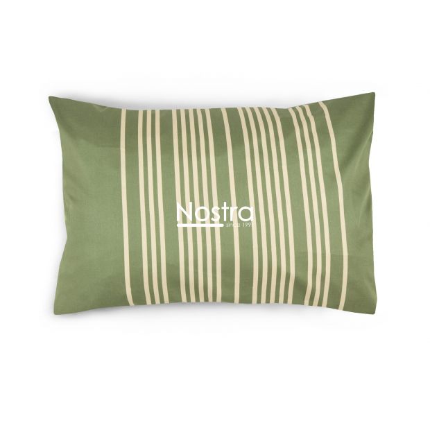 Maco sateen pillow cases with zipper 30-0683-MOSS GREEN 50x70 cm