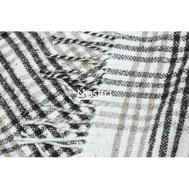 Plaid GANA 80-4123-BEIGE BROWN 140x200 cm