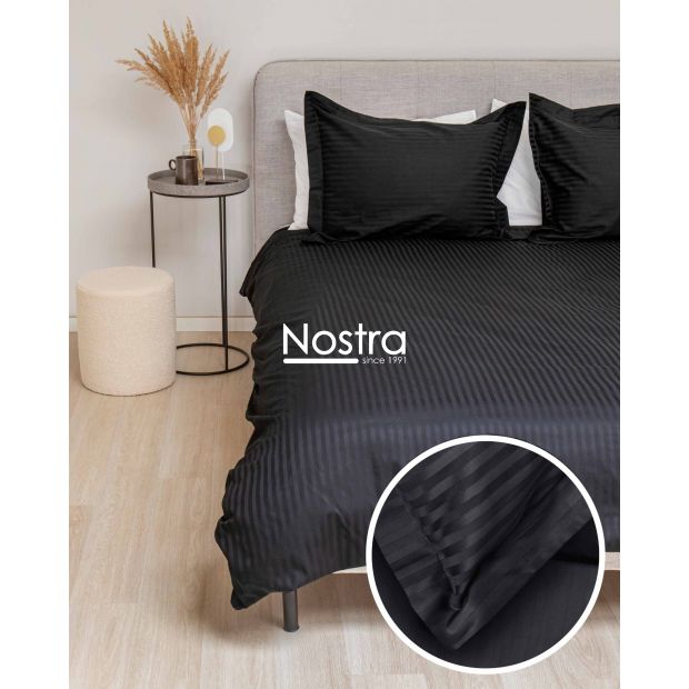 EXCLUSIVE bedding set TAYLOR 00-0055-1 BLACK MON 140x200, 70x70 cm