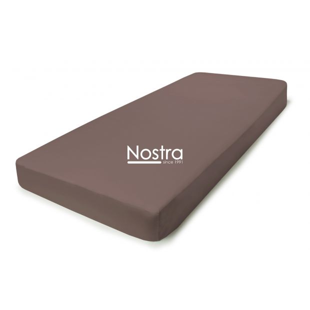 Fitted sateen sheets 00-0211-CACAO 180x200 cm