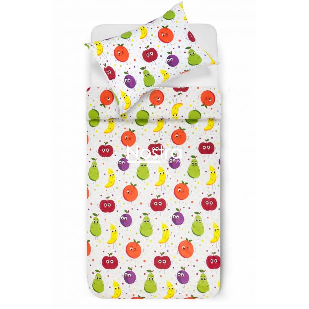 Children bedding set FRUITS 10-0107-MULTI 100x145, 40x60, 107x150 cm