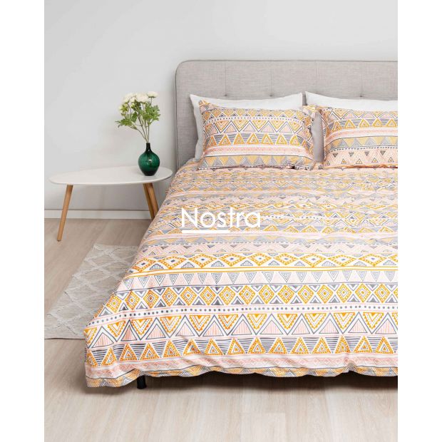 Sateen bedding set ANISHA 30-0640-YELLOW 140x200, 70x70 cm