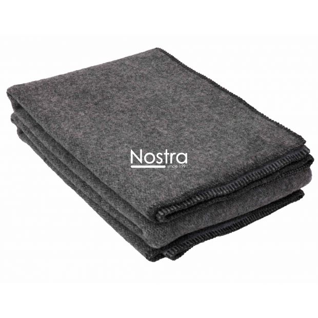 Blanket ZELANDIA LUX-450 DOUBLE FACE-DARK GREY GREY 140x200 cm