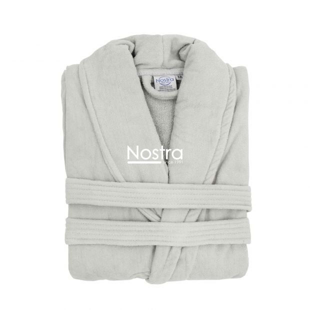 Bathrobe VELOUR-430 430 BATHROBE-LIGHT GREY XXL