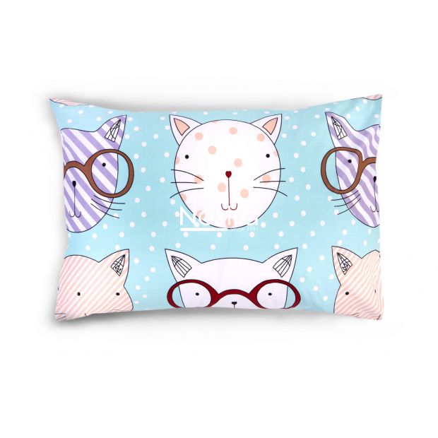 Детское постельное белье SMART CATS 10-0617-LIGHT BLUE 100x145, 40x60, 107x150 cm