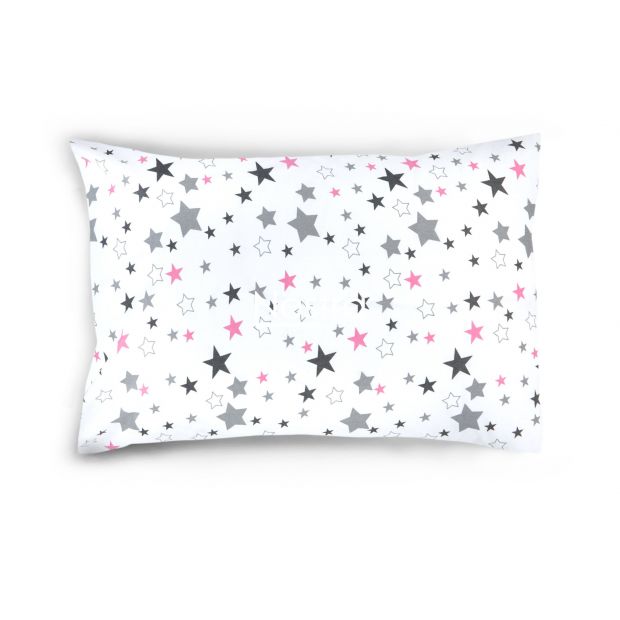 Children bedding set STARRY SKY 10-0475-WHITE PINK 100x145, 40x60, 107x150 cm