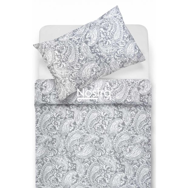 PREMIUM maco sateen bedding set CLAIRE 40-1422-GREY 140x200, 70x70 cm