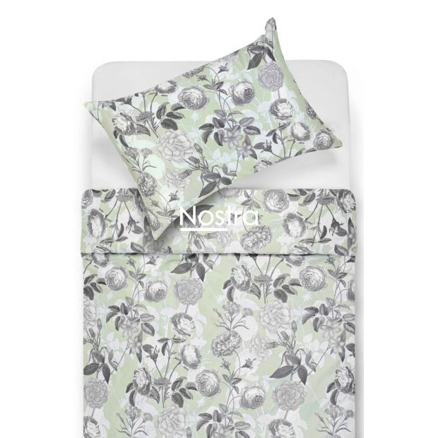 PREMIUM maco sateen bedding set CAMERON 20-1733-SAGE 140x200, 50x70 cm