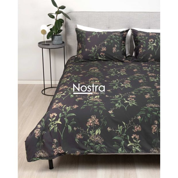 PREMIUM maco sateen bedding set CARTER 20-1731-IRON GREY 140x200, 50x70 cm