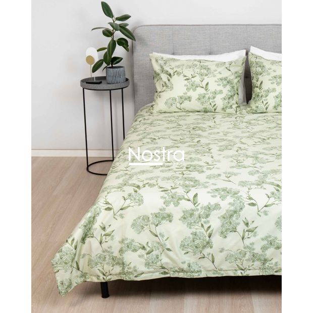 PREMIUM maco sateen bedding set CAROLINA 20-1730-GREEN 220x240, 50x70 cm