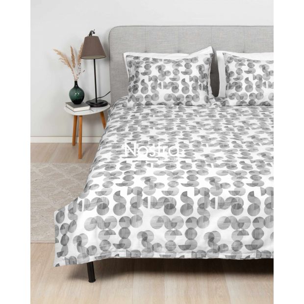 Sateen bedding set ARIELLA 30-0766-GREY