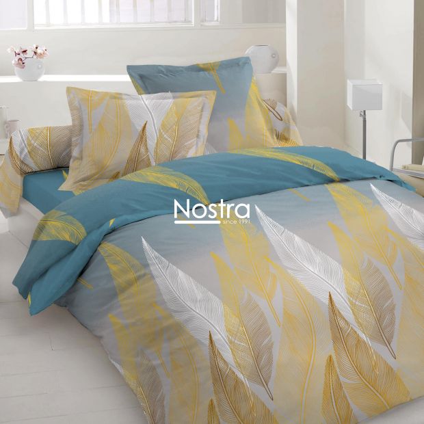 Polycotton bedding set ABSTRACT 40-1491-BLUE