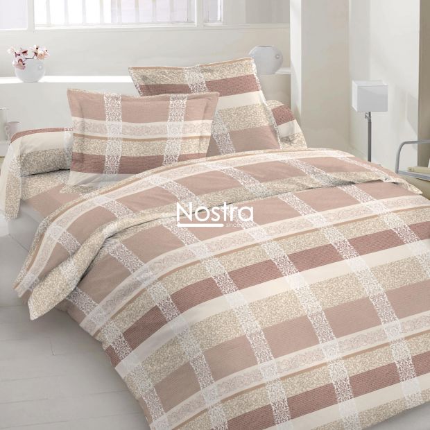 Patalynės komplektas ABSTRAKCIJA 40-0755-BEIGE 140x200, 50x70 cm