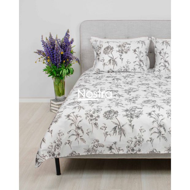 Sateen bedding set ALAINA 20-1728-WHITE