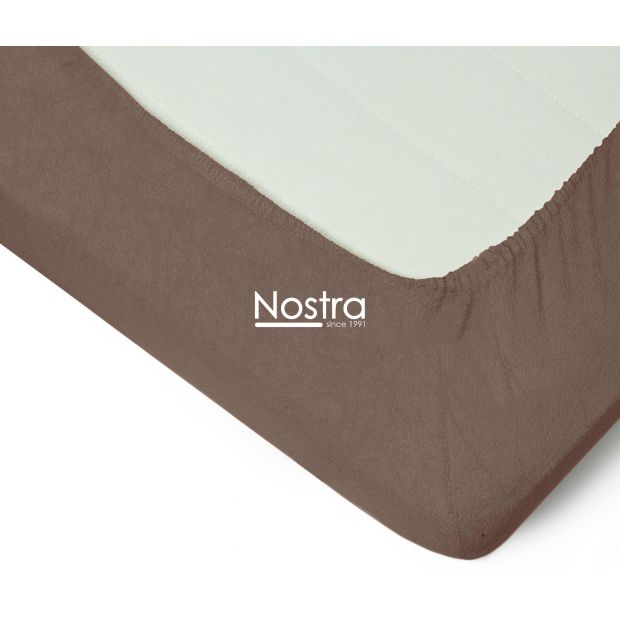 Fitted terry sheets TERRYBTL-CHOCOLATE