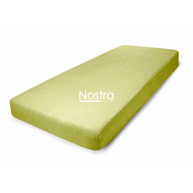 Fitted terry sheets TERRYBTL-LEAF GREEN