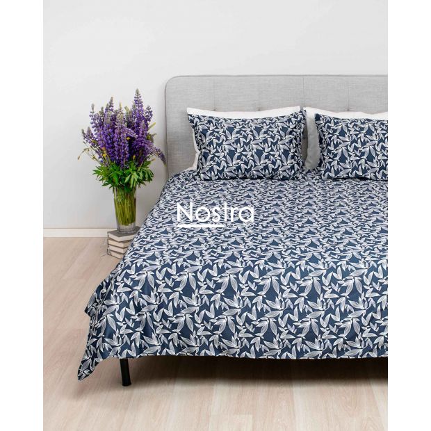 Sateen bedding set AMORA 40-1421-BLUE