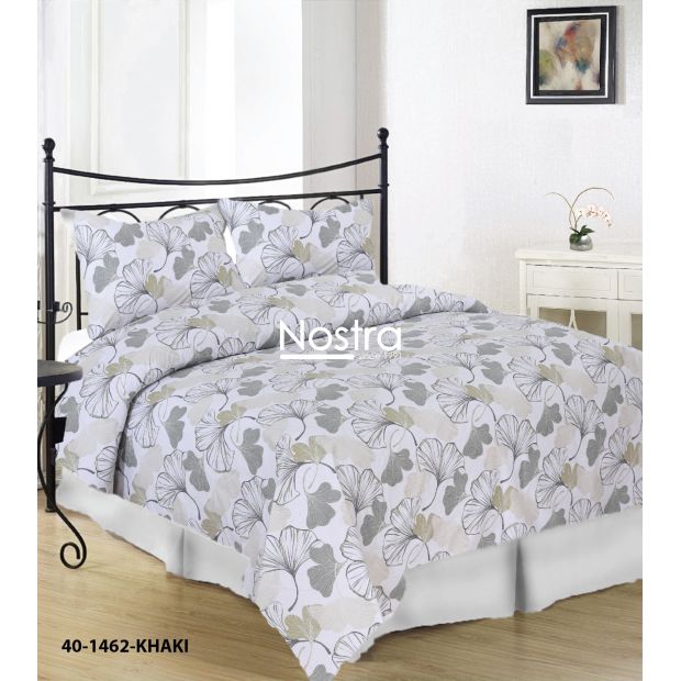 Cotton bedding set DAMARIS 40-1462-KHAKI