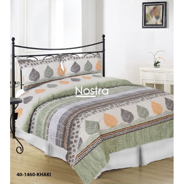 Cotton bedding set DARLENE 40-1460-KHAKI