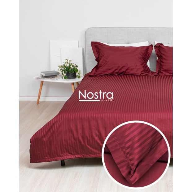 EXCLUSIVE bedding set TAYLOR 00-0412-1 WINE RED MON 140x200, 50x70 cm