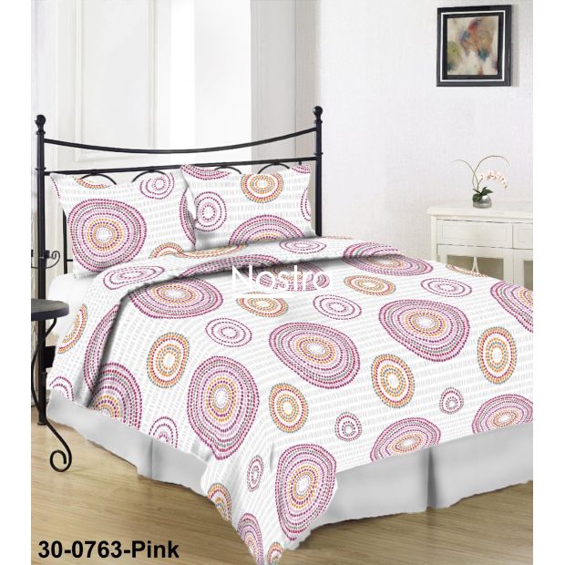 Seersucker bedding set EVY 30-0763-PINK