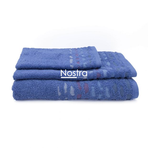 3 piece towel set T0183 T0183-PALACE BLUE 124 30x50, 50x70, 70x140 cm