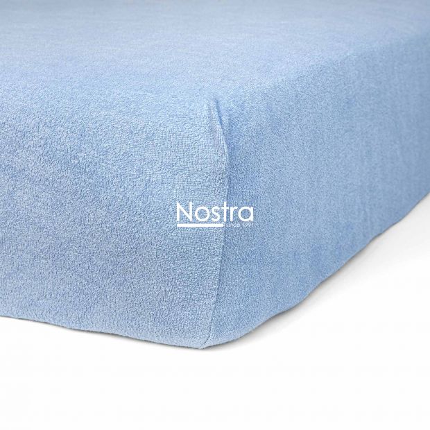 Fitted terry sheets TERRYBTL-LIGHT BLUE 200x200 cm