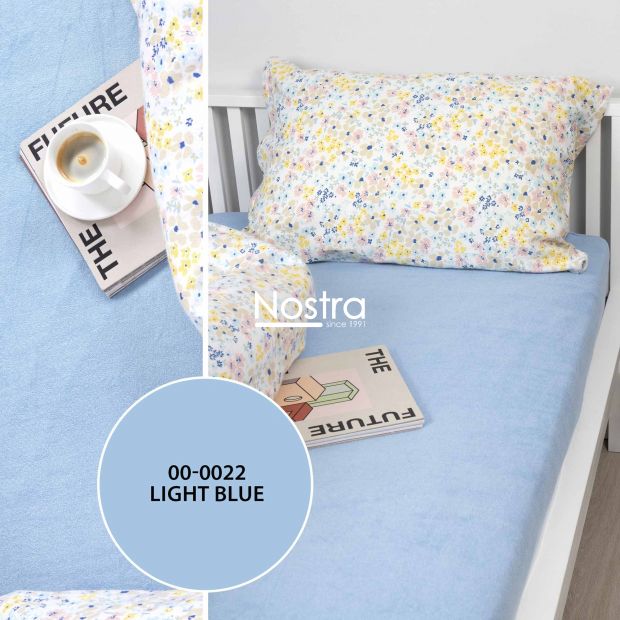 Fitted terry sheets TERRYBTL-LIGHT BLUE 200x200 cm