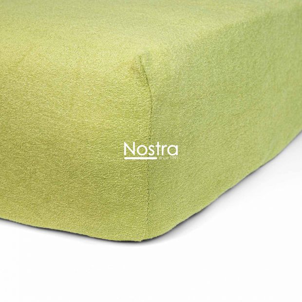 Fitted terry sheets TERRYBTL-LEAF GREEN 200x220 cm