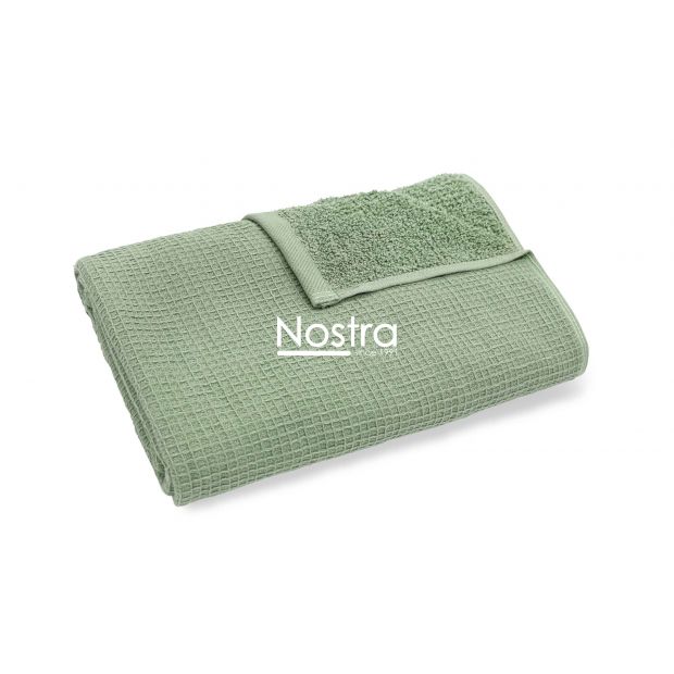 Rankšluosčiai 500 WAFFLE TERRY 500-T0189-SWAMP GREEN