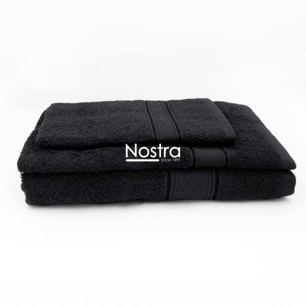 3 piece towel set T0184 T0184-BLACK