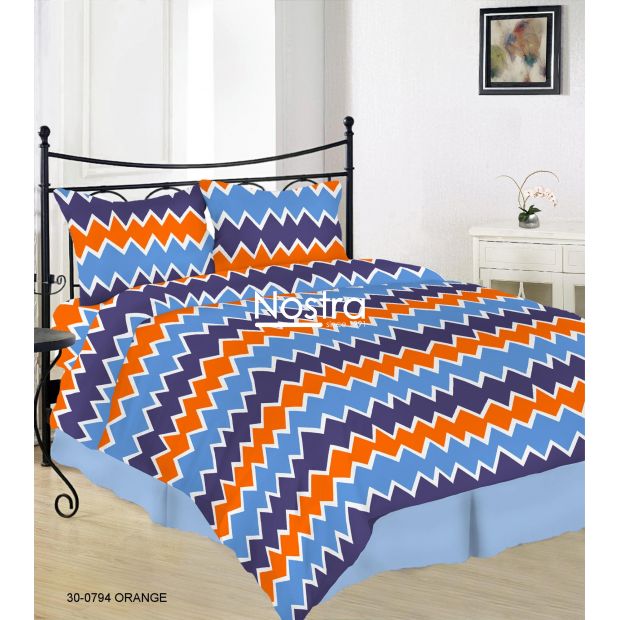 Cotton bedding set DUA 30-0794-ORANGE