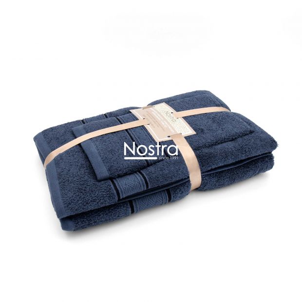 3 piece towel set T0184 T0184-INSIGNIA BLUE 331