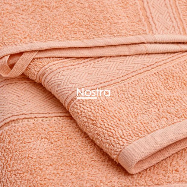 3 piece towel set T0184 T0184-CORAL 289 30x50, 50x70, 70x140 cm