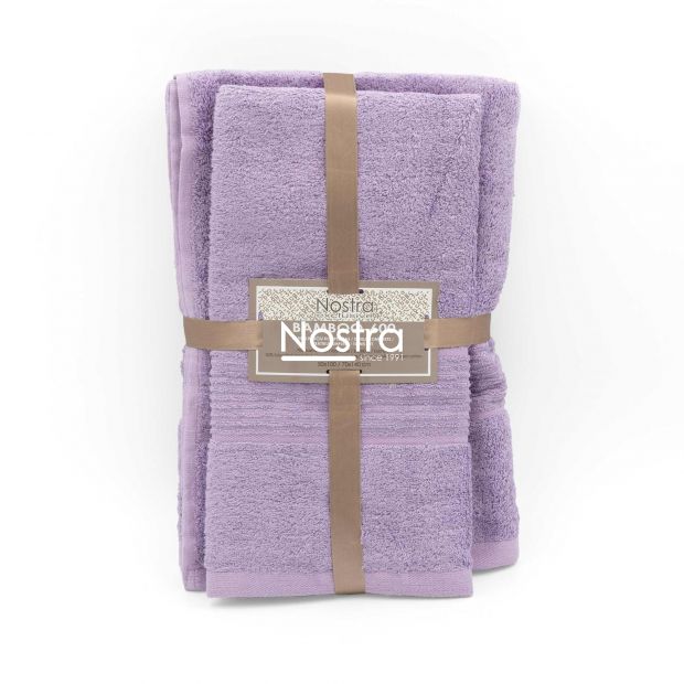 Bambukinių rankšluosčių komplektas BAMBOO-600 T0105-SOFT LILAC