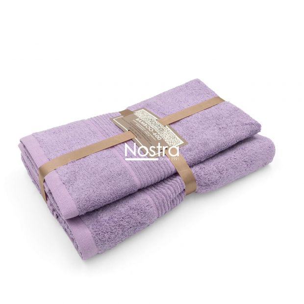 Bambukinių rankšluosčių komplektas BAMBOO-600 T0105-SOFT LILAC