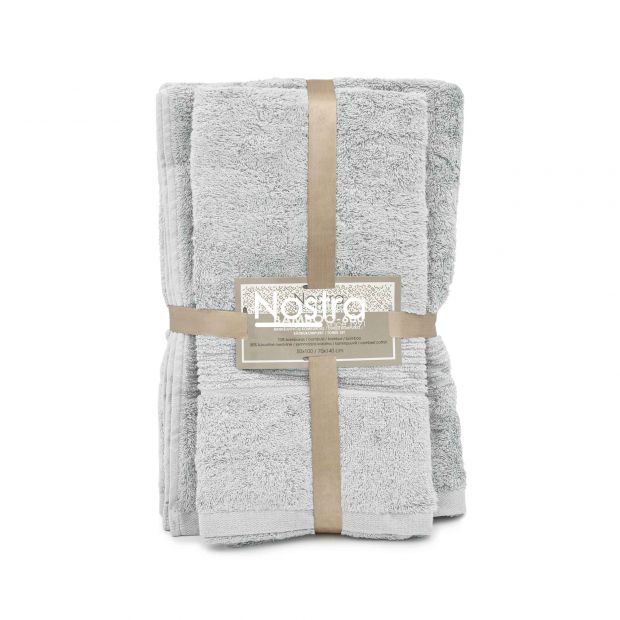 Bamboo towels set BAMBOO-600 T0105-LIGHT GREY