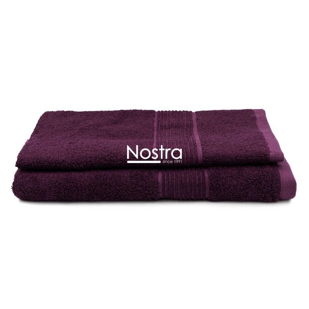 Bamboo towels set BAMBOO-600 T0105-DARK PLUM