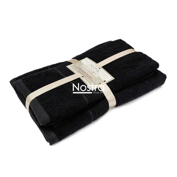 Bamboo towels set BAMBOO-600 T0105-BLACK