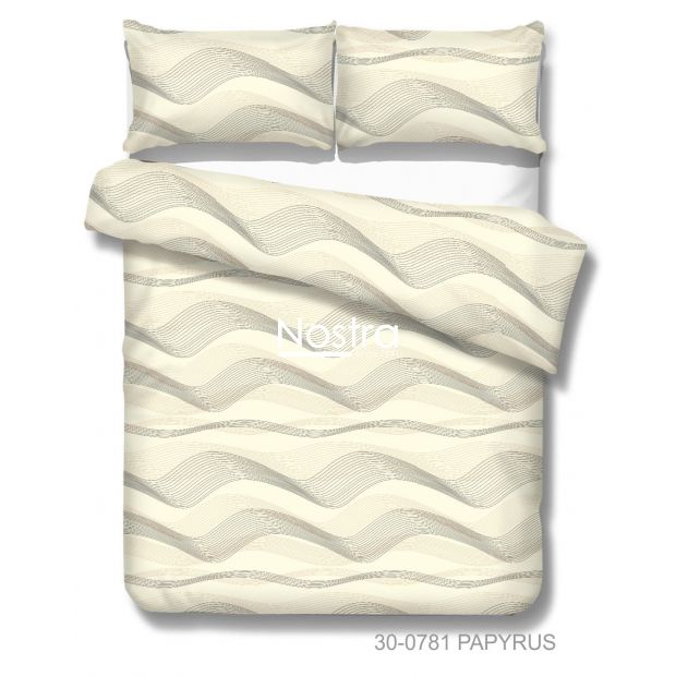 Polycotton bedding set GEOMETRY 30-0781-PAPYRUS