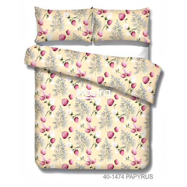 Cotton bedding set DANIELLA 40-1474-PAPYRUS 200x220, 70x70 cm